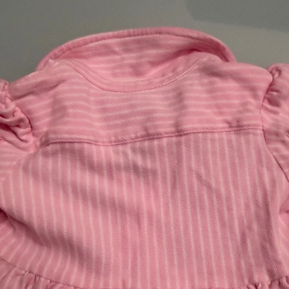 Ralph Lauren Pink Striped Polo Dress with Bloomer